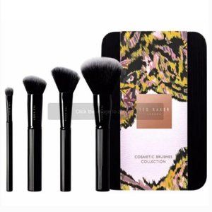 Ted Baker Exclusive A Brush With Glory makeup cosmetic brush set of 4 nwt
